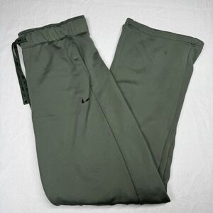 Nike Pants Therma-FIT Fleece Training Women's S Olive Green Athletic Gym Casual